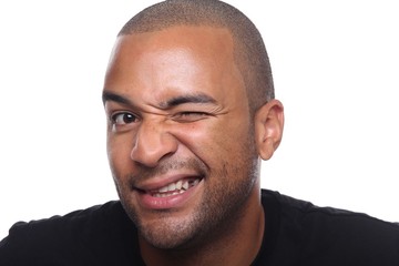 Obraz premium Mixed race man