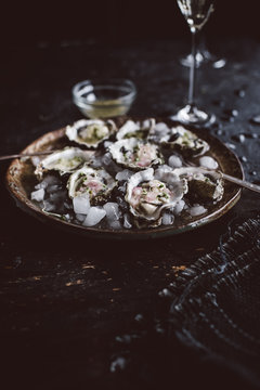 Oysters with Mignonette