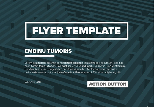 Maze Digital Flyer Layout