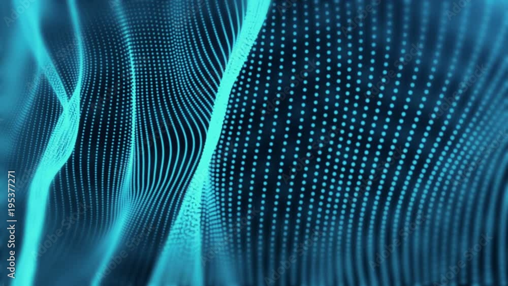 Poster 4k abstract particles background loop