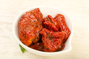 Dried tomato in olive oil