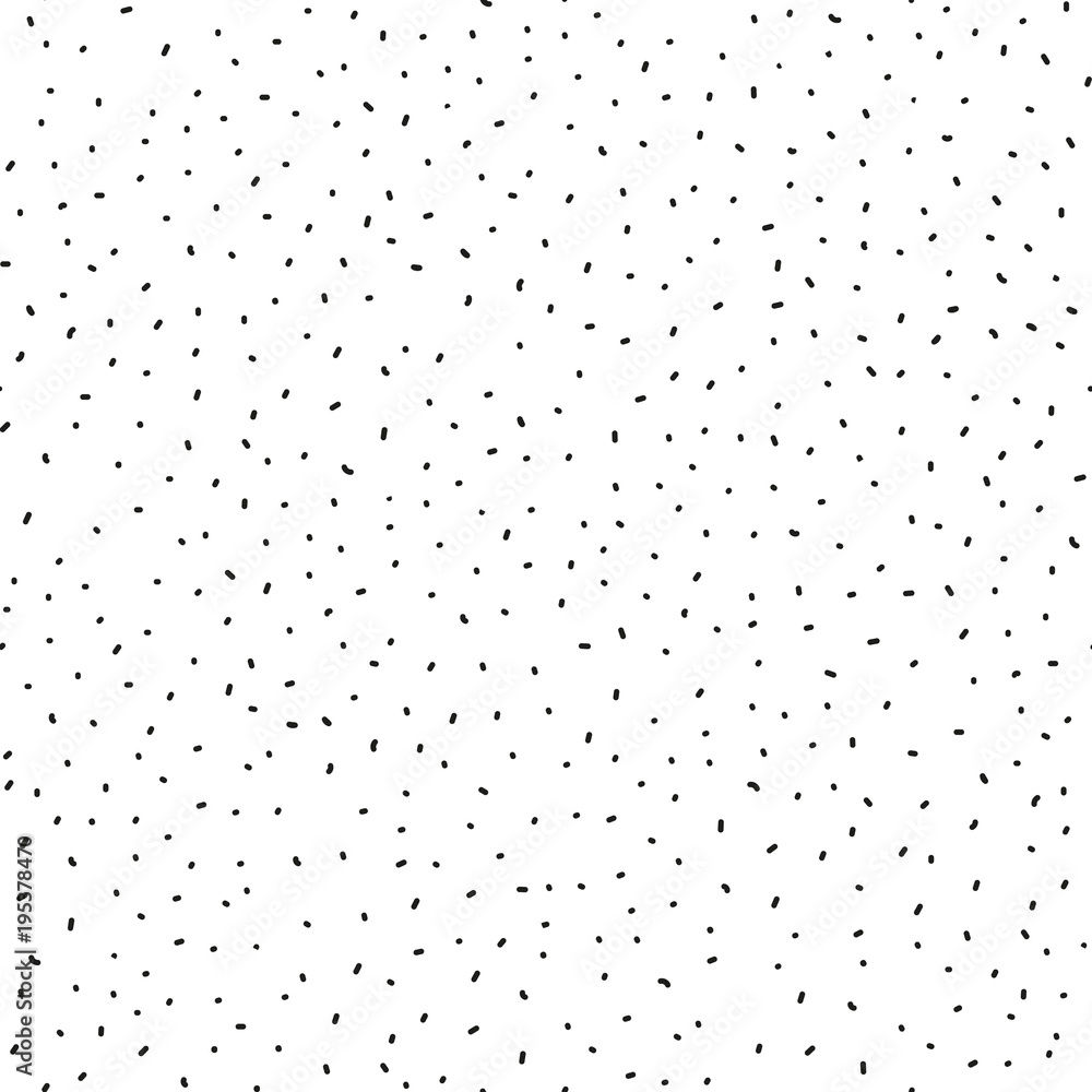 Poster universal vector seamless pattern of simple elements