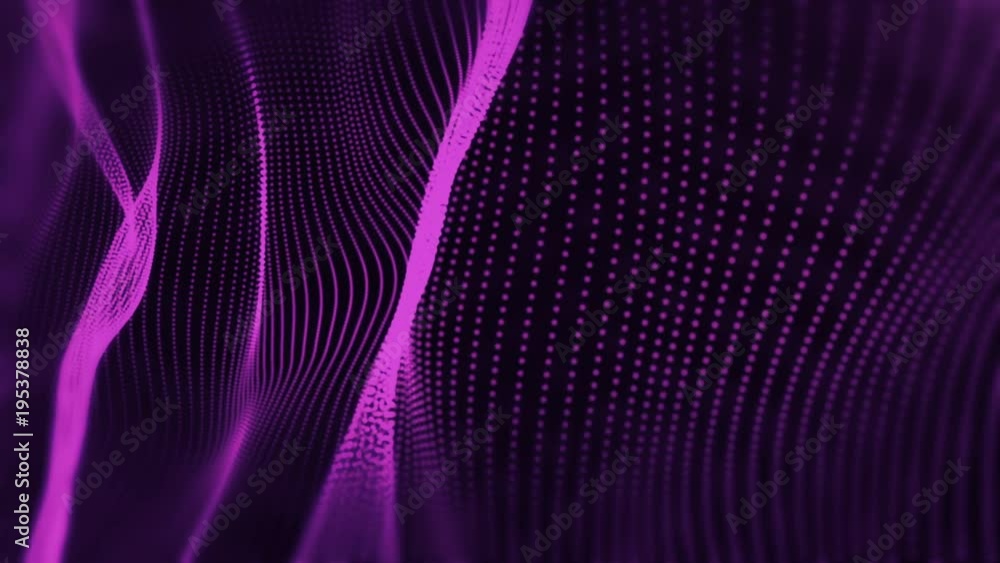 Poster 4k abstract particles background loop