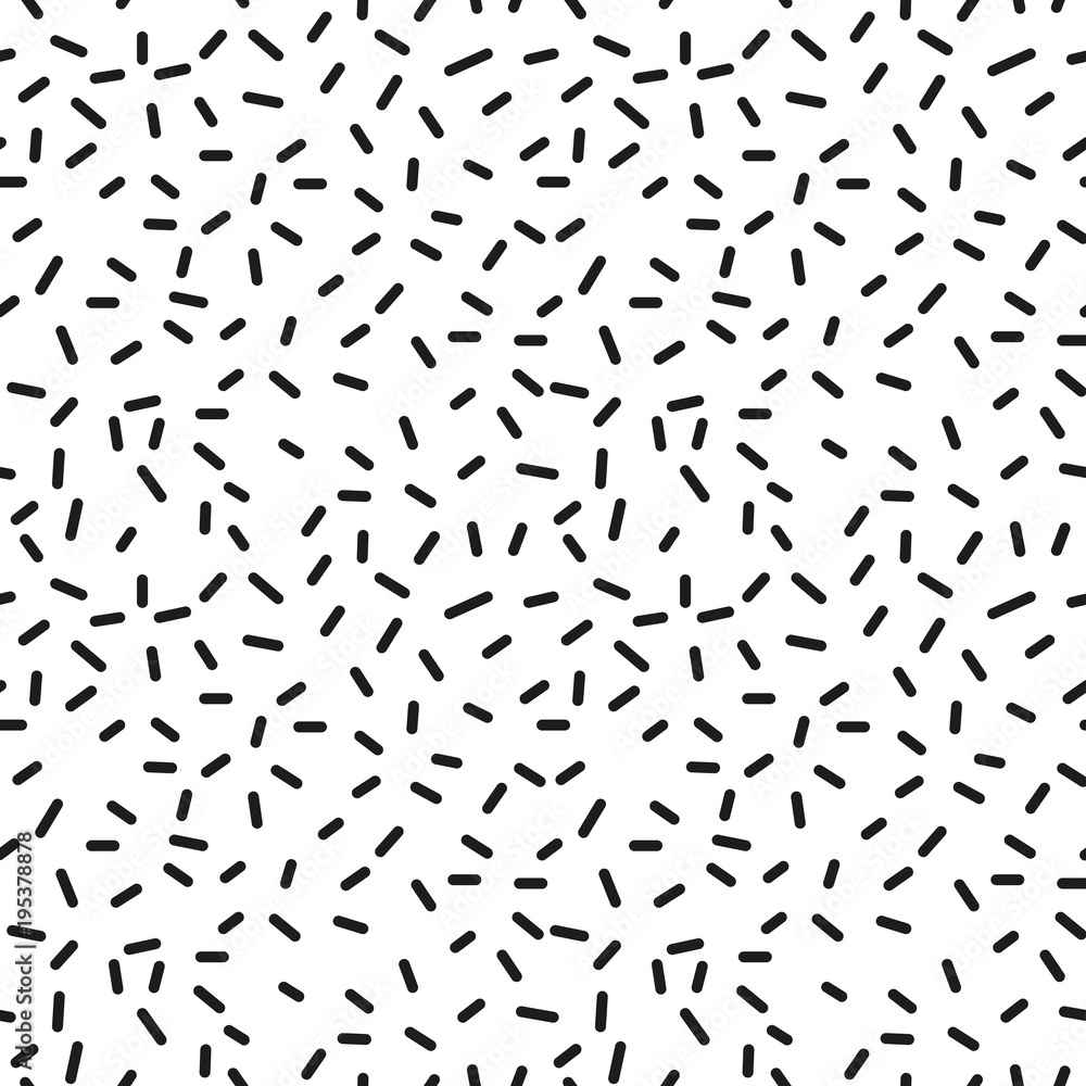 Poster universal vector seamless pattern of simple elements