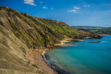 Obraz premium Għajn Tuffieħa Bay, Malta