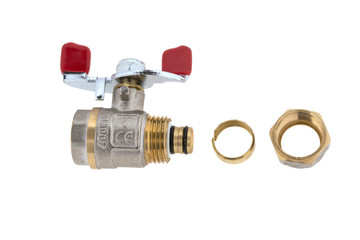 crane for metal plastic pipe isolated on white background