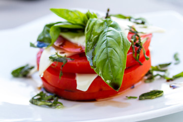 Fresh caprese salad