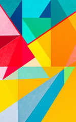 farbenfrohe geometrische Formen - Grafik Design
Pop Art - buntes Hintergrundbild