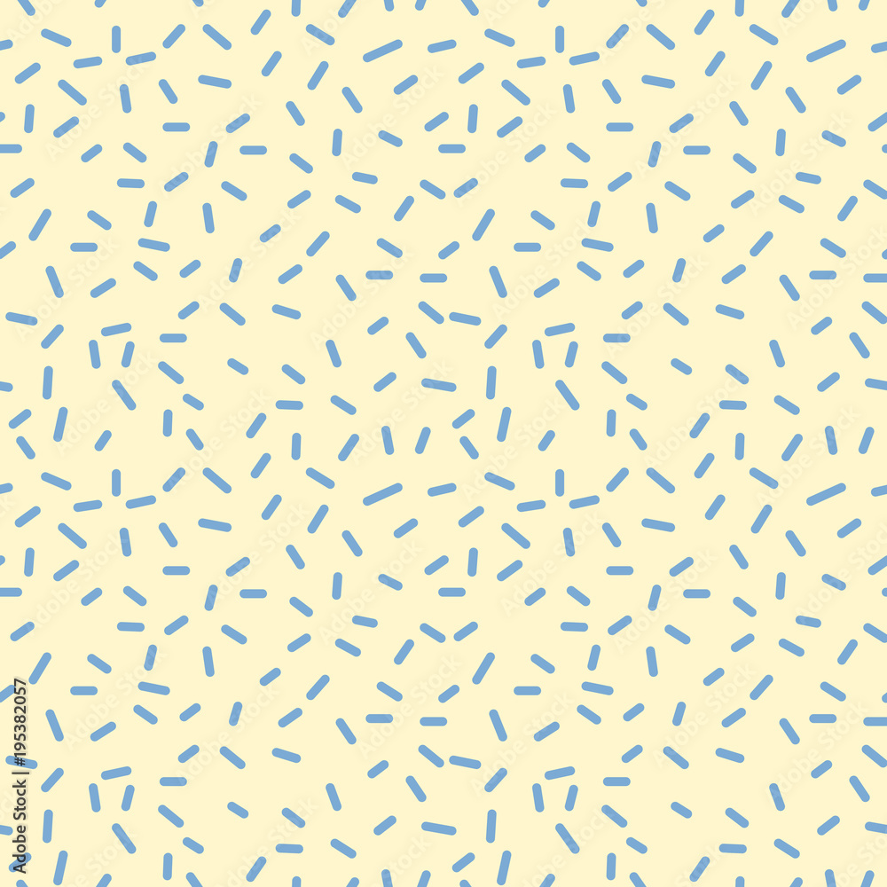 Poster universal vector seamless pattern of simple elements