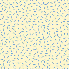 Universal vector seamless pattern of simple elements