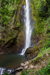 Tropical waterfalls in Costa Rica