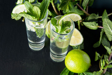 Celebratory cocktail of Caipirinha in Brazil