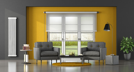 Bright modern living room