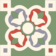 Vector Background Pattern. Element of design. Art nouveau pattern. Geometric ornament
