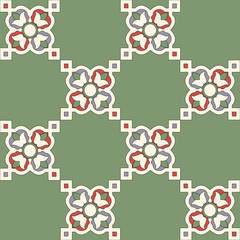 Vector Background Pattern. Element of design. Art nouveau pattern. Geometric ornament