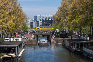 Sightseeing auf Amsterdamer Gracht