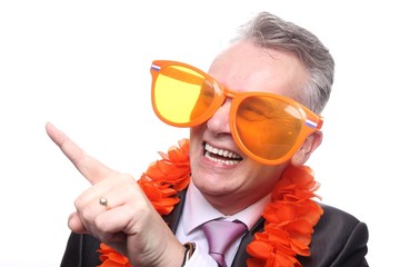 Dutch soccer supporter