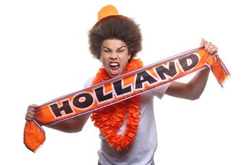 Dutch soccer supporter