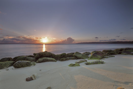 udi sunset with beautiful sun rays