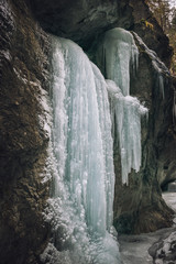 ice, ice fall, icicle,  frozen water in nature, season specification
