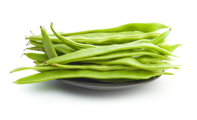 Green string beans pods