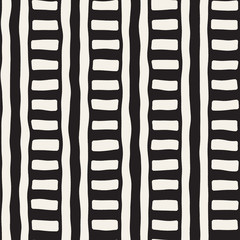 Hand drawn seamless repeating pattern with lines tiling. Grungy freehand background texture.