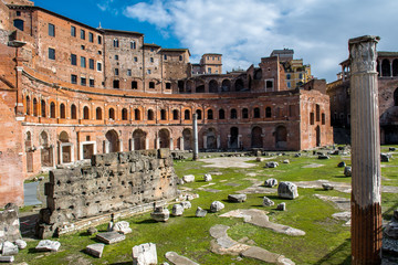 Forum Romanum in Rom in Italien