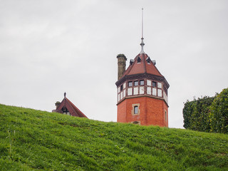 Tower of Miramar Palace in San Sebastian, Basque Country, Spain