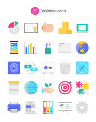 Business icons set.