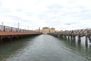 Chioggia, Venice, Italy: landscape of the old town. Bridge of Chioggia