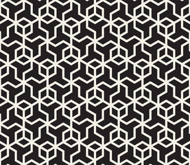 Vector seamless pattern. Modern stylish abstract texture. Repeating geometric tiles from striped elements i