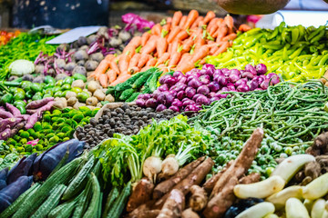 Vegetables at market