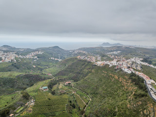 Naklejka premium beautiful air views in Canarian islands
