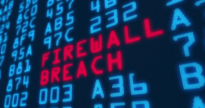 Cyber crime and security buzzwords concept looped seamless animation. Computer protection and data safe in screen stylized footage.