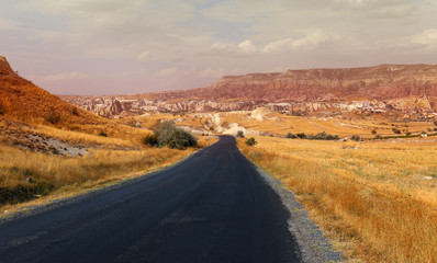 paved road in Turkey