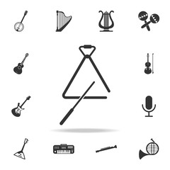 Tambourine icon. Detailed set icons of Music instrument element icons. Premium quality graphic design. One of the collection icons for websites, web design, mobile app