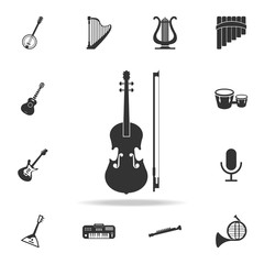 Microphone Icon. Detailed set icons of Music instrument element icons. Premium quality graphic design. One of the collection icons for websites, web design, mobile app