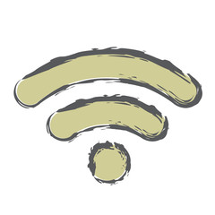 Rough Brush Icon - Wifi