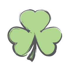 Rough Brush Icon - Shamrock