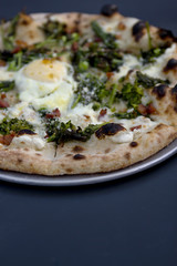 Egg, Pancetta & Broccoli Pizza
