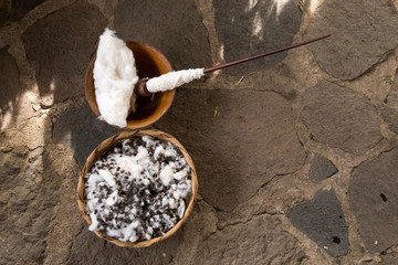 Various Steps of Spinning Cotton From the Plant