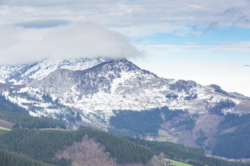 Typical Basque views, Valle de Aramaio, Spain