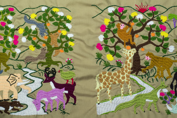 Handmade animal texture