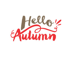 autumn typography typographic creative writing text image icon 2