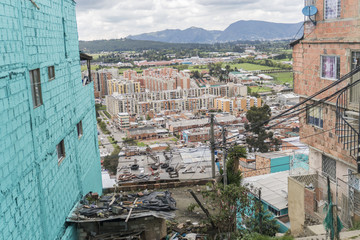 Vista panorámica de Bogotá