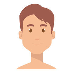 young man shirtless avatar character