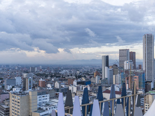 Vista panorámica de Bogotá 