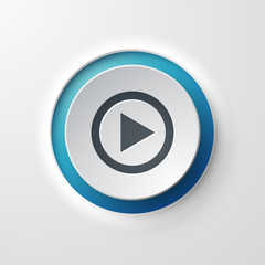 icône bouton Lecture Musique Vidéo