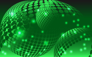 Abstract glitter disco background, Vector