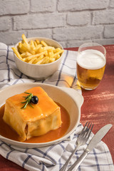 Francesinha on plate